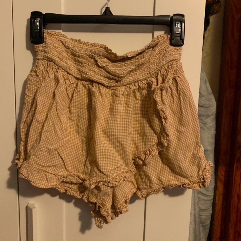 Float Checkered Print Shorts